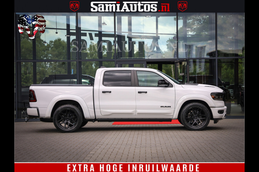 Dodge Ram 1500 Laramie Sport | V8 5,7 402 HP | Krachtige Hemi | Panorama Dak | 12' Scherm | Comfortabele Dubbele Cabine met Royale 5 Zitplaatsen | BPM vrij | Nu Leverbaar uit Voorraad | Voorraad Nr 2526-41272