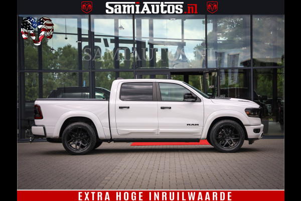 Dodge Ram 1500 Laramie Sport | V8 5,7 402 HP | Krachtige Hemi | Panorama Dak | 12' Scherm | Comfortabele Dubbele Cabine met Royale 5 Zitplaatsen | BPM vrij | Nu Leverbaar uit Voorraad | Voorraad Nr 2526-41272