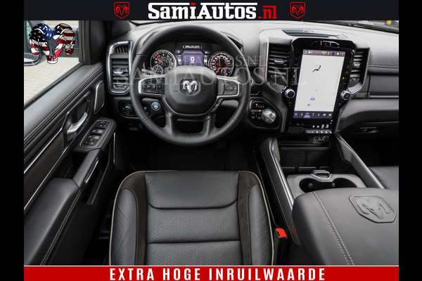 Dodge Ram 1500 Laramie Sport | V8 5,7 402 HP | Krachtige Hemi | Panorama Dak | 12' Scherm | Comfortabele Dubbele Cabine met Royale 5 Zitplaatsen | BPM vrij | Nu Leverbaar uit Voorraad | Voorraad Nr 2526-41272