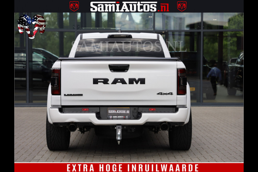 Dodge Ram 1500 Laramie Sport | V8 5,7 402 HP | Krachtige Hemi | Panorama Dak | 12' Scherm | Comfortabele Dubbele Cabine met Royale 5 Zitplaatsen | BPM vrij | Nu Leverbaar uit Voorraad | Voorraad Nr 2526-41272