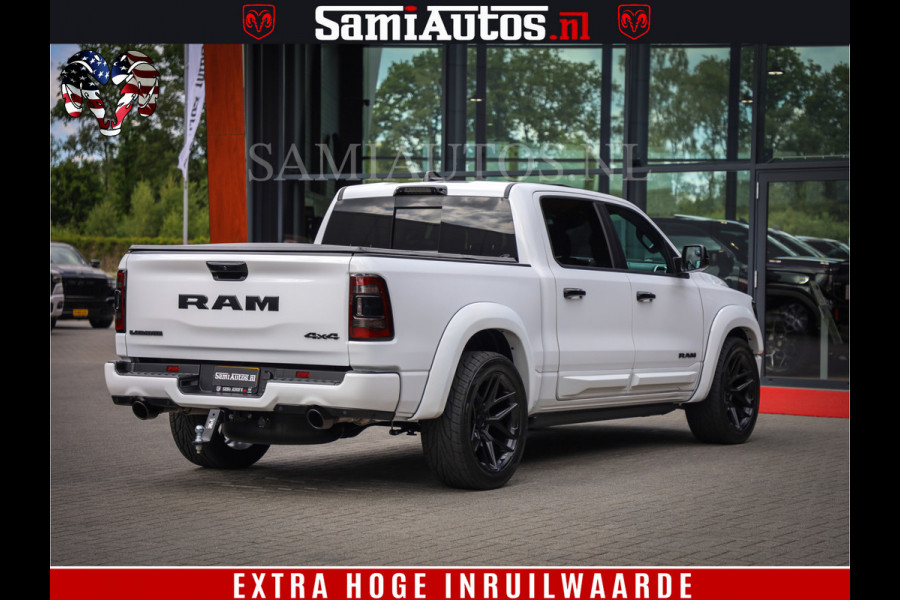 Dodge Ram 1500 Laramie Sport | V8 5,7 402 HP | Krachtige Hemi | Panorama Dak | 12' Scherm | Comfortabele Dubbele Cabine met Royale 5 Zitplaatsen | BPM vrij | Nu Leverbaar uit Voorraad | Voorraad Nr 2526-41272