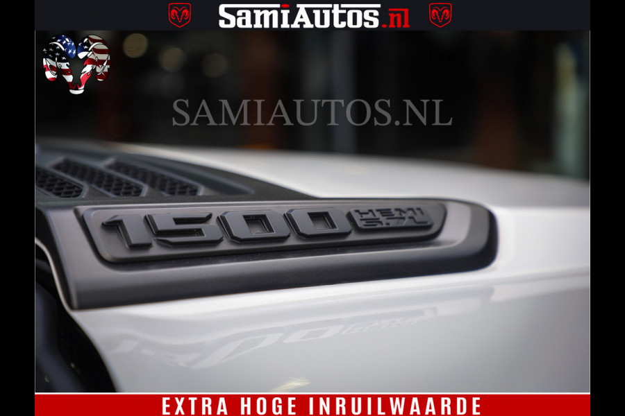 Dodge Ram 1500 Laramie Sport | V8 5,7 402 HP | Krachtige Hemi | Panorama Dak | 12' Scherm | Comfortabele Dubbele Cabine met Royale 5 Zitplaatsen | BPM vrij | Nu Leverbaar uit Voorraad | Voorraad Nr 2526-41272