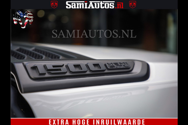 Dodge Ram 1500 Laramie Sport | V8 5,7 402 HP | Krachtige Hemi | Panorama Dak | 12' Scherm | Comfortabele Dubbele Cabine met Royale 5 Zitplaatsen | BPM vrij | Nu Leverbaar uit Voorraad | Voorraad Nr 2526-41272