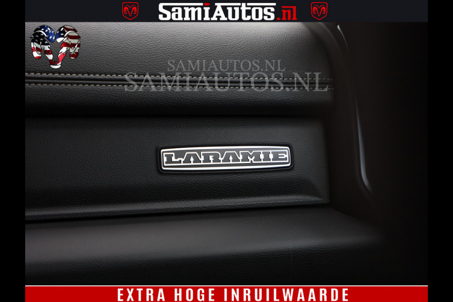 Dodge Ram 1500 Laramie Sport | V8 5,7 402 HP | Krachtige Hemi | Panorama Dak | 12' Scherm | Comfortabele Dubbele Cabine met Royale 5 Zitplaatsen | BPM vrij | Nu Leverbaar uit Voorraad | Voorraad Nr 2526-41272
