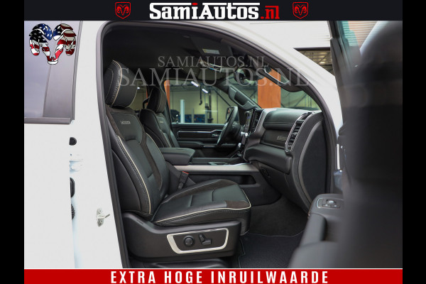Dodge Ram 1500 Laramie Sport | V8 5,7 402 HP | Krachtige Hemi | Panorama Dak | 12' Scherm | Comfortabele Dubbele Cabine met Royale 5 Zitplaatsen | BPM vrij | Nu Leverbaar uit Voorraad | Voorraad Nr 2526-41272