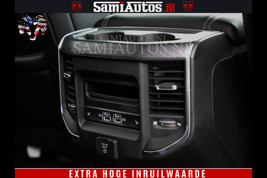 Dodge Ram 1500 Laramie Sport | V8 5,7 402 HP | Krachtige Hemi | Panorama Dak | 12' Scherm | Comfortabele Dubbele Cabine met Royale 5 Zitplaatsen | BPM vrij | Nu Leverbaar uit Voorraad | Voorraad Nr 2526-41272