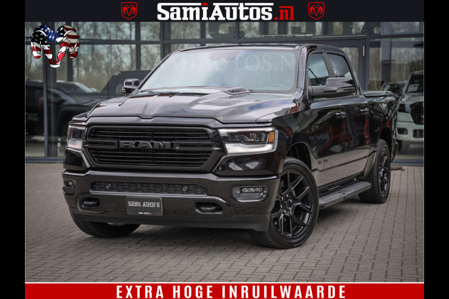 Dodge Ram 1500 LARAMIE SPORT 4X4 5.7 V8 | PRINS LPG | CAMERA | APPLE CARPLAY | 3500KG | FULL LED | CRUISE | MEMORY SEATS | LEDER | DUBBELE CABINE | CREWCAB Voorraad Nr: 2525 - 41256