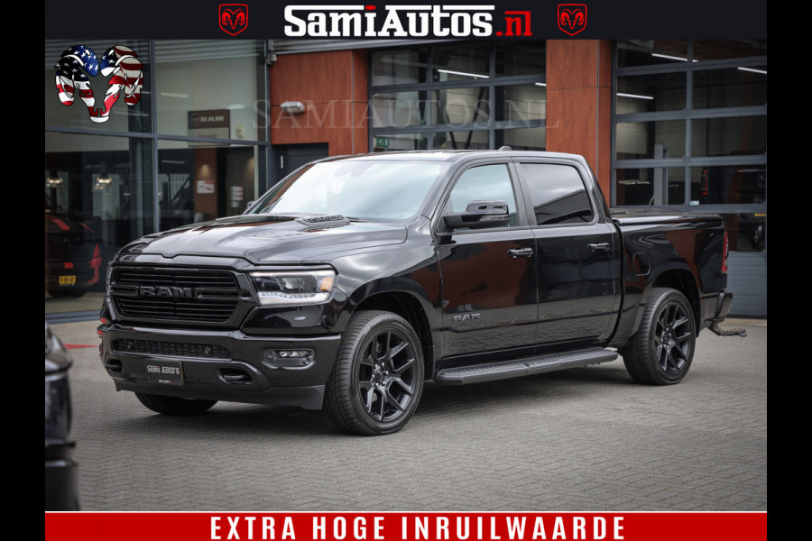 Dodge Ram 1500 LARAMIE SPORT 4X4 5.7 V8 | PRINS LPG | CAMERA | APPLE CARPLAY | 3500KG | FULL LED | CRUISE | MEMORY SEATS | LEDER | DUBBELE CABINE | CREWCAB Voorraad Nr: 2525 - 41256