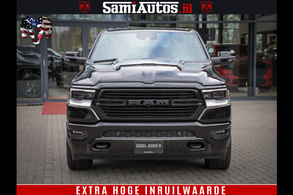 Dodge Ram 1500 LARAMIE SPORT 4X4 5.7 V8 | PRINS LPG | CAMERA | APPLE CARPLAY | 3500KG | FULL LED | CRUISE | MEMORY SEATS | LEDER | DUBBELE CABINE | CREWCAB Voorraad Nr: 2525 - 41256