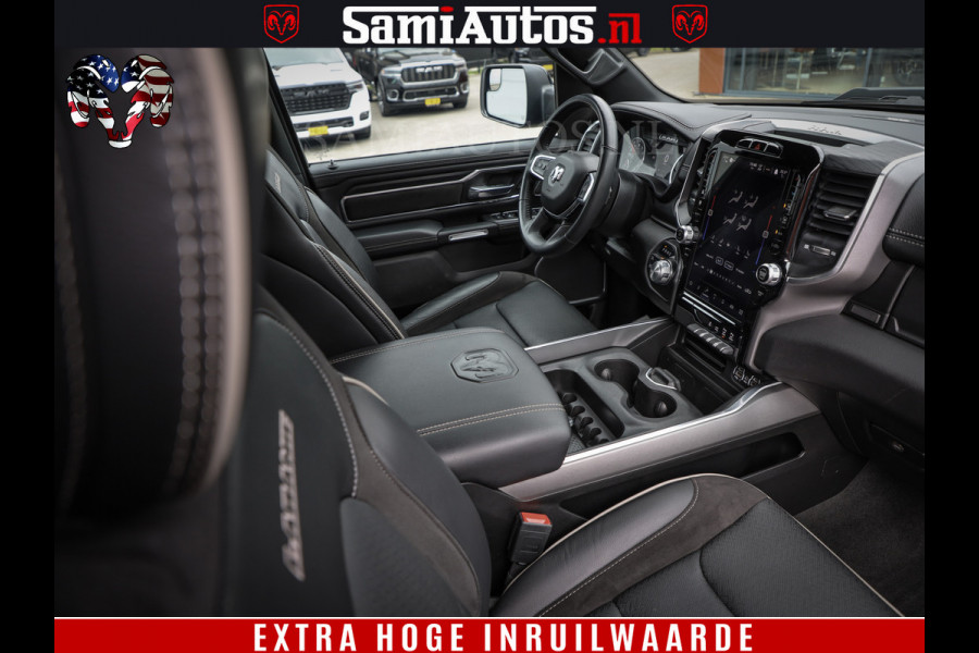 Dodge Ram 1500 LARAMIE SPORT 4X4 5.7 V8 | PRINS LPG | CAMERA | APPLE CARPLAY | 3500KG | FULL LED | CRUISE | MEMORY SEATS | LEDER | DUBBELE CABINE | CREWCAB Voorraad Nr: 2525 - 41256