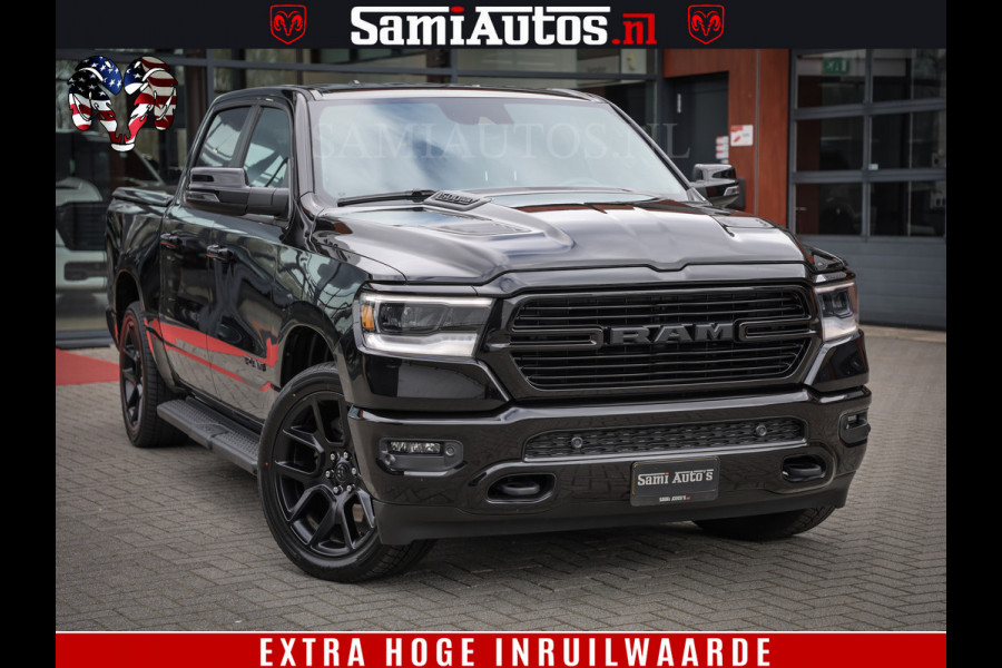 Dodge Ram 1500 LARAMIE SPORT 4X4 5.7 V8 | PRINS LPG | CAMERA | APPLE CARPLAY | 3500KG | FULL LED | CRUISE | MEMORY SEATS | LEDER | DUBBELE CABINE | CREWCAB Voorraad Nr: 2525 - 41256