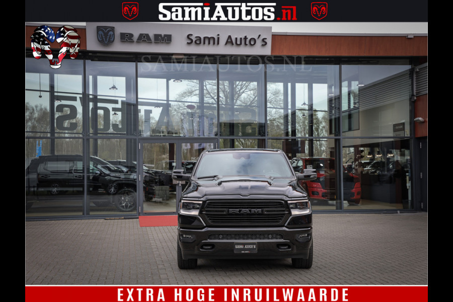 Dodge Ram 1500 LARAMIE SPORT 4X4 5.7 V8 | PRINS LPG | CAMERA | APPLE CARPLAY | 3500KG | FULL LED | CRUISE | MEMORY SEATS | LEDER | DUBBELE CABINE | CREWCAB Voorraad Nr: 2525 - 41256