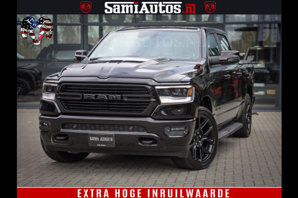 Dodge Ram 1500 LARAMIE SPORT 4X4 5.7 V8 | PRINS LPG | CAMERA | APPLE CARPLAY | 3500KG | FULL LED | CRUISE | MEMORY SEATS | LEDER | DUBBELE CABINE | CREWCAB Voorraad Nr: 2525 - 41256