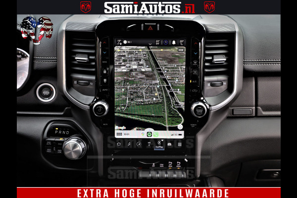 Dodge Ram 1500 Laramie Sport | HEMI 5.7 V8 4x4 | LPG | Grootscherm 12" | LARAMIE PERFORMANCE | ZWART | CREWCAB 5'7 | GRIJSKENTEKEN | DUBBELE CABINE | 5 Persoons | VOORRAAD NR 2528-641276