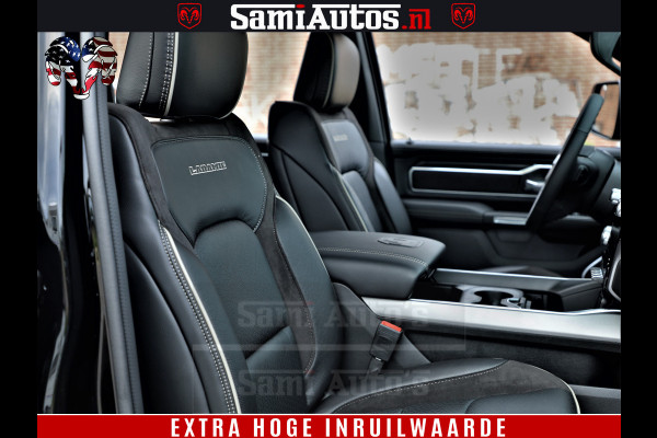 Dodge Ram 1500 Laramie Sport | HEMI 5.7 V8 4x4 | LPG | Grootscherm 12" | LARAMIE PERFORMANCE | ZWART | CREWCAB 5'7 | GRIJSKENTEKEN | DUBBELE CABINE | 5 Persoons | VOORRAAD NR 2528-641276