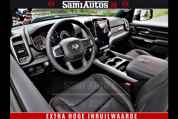 Dodge Ram 1500 Laramie Sport | HEMI 5.7 V8 4x4 | LPG | Grootscherm 12" | LARAMIE PERFORMANCE | ZWART | CREWCAB 5'7 | GRIJSKENTEKEN | DUBBELE CABINE | 5 Persoons | VOORRAAD NR 2528-641276