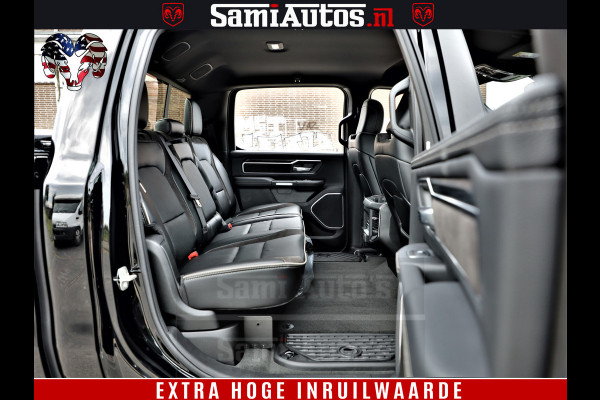 Dodge Ram 1500 Laramie Sport | HEMI 5.7 V8 4x4 | LPG | Grootscherm 12" | LARAMIE PERFORMANCE | ZWART | CREWCAB 5'7 | GRIJSKENTEKEN | DUBBELE CABINE | 5 Persoons | VOORRAAD NR 2528-641276