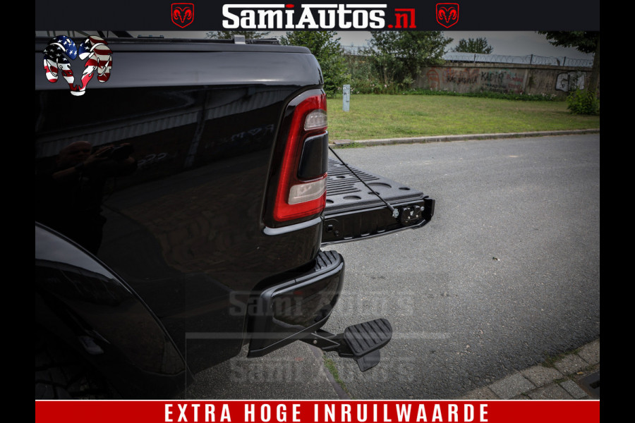 Dodge Ram 1500 Laramie Sport | HEMI 5.7 V8 4x4 | LPG | Grootscherm 12" | LARAMIE PERFORMANCE | ZWART | CREWCAB 5'7 | GRIJSKENTEKEN | DUBBELE CABINE | 5 Persoons | VOORRAAD NR 2528-641276