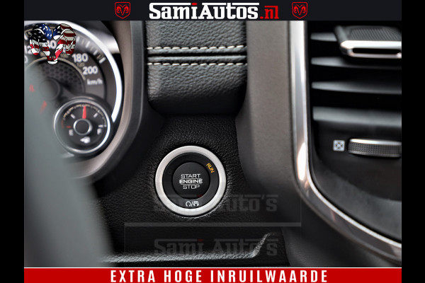 Dodge Ram 1500 Laramie Sport | HEMI 5.7 V8 4x4 | LPG | Grootscherm 12" | LARAMIE PERFORMANCE | ZWART | CREWCAB 5'7 | GRIJSKENTEKEN | DUBBELE CABINE | 5 Persoons | VOORRAAD NR 2528-641276