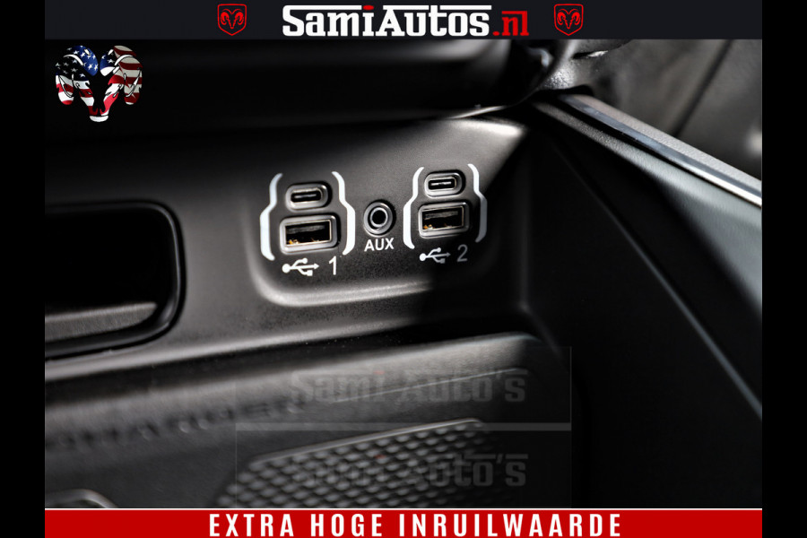 Dodge Ram 1500 Laramie Sport | HEMI 5.7 V8 4x4 | LPG | Grootscherm 12" | LARAMIE PERFORMANCE | ZWART | CREWCAB 5'7 | GRIJSKENTEKEN | DUBBELE CABINE | 5 Persoons | VOORRAAD NR 2528-641276