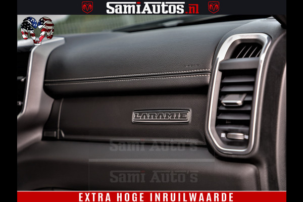 Dodge Ram 1500 Laramie Sport | HEMI 5.7 V8 4x4 | LPG | Grootscherm 12" | LARAMIE PERFORMANCE | ZWART | CREWCAB 5'7 | GRIJSKENTEKEN | DUBBELE CABINE | 5 Persoons | VOORRAAD NR 2528-641276