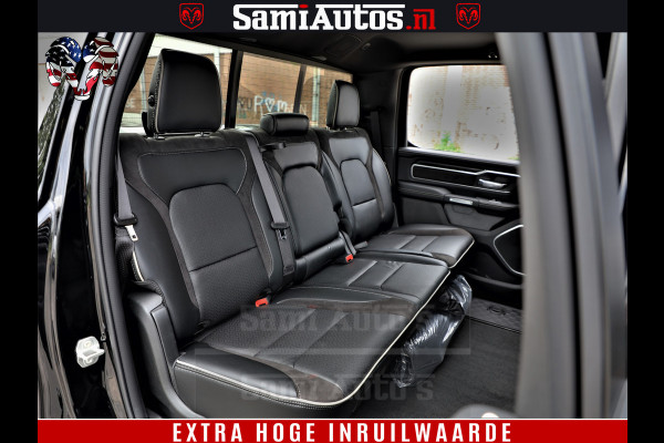 Dodge Ram 1500 Laramie Sport | HEMI 5.7 V8 4x4 | LPG | Grootscherm 12" | LARAMIE PERFORMANCE | ZWART | CREWCAB 5'7 | GRIJSKENTEKEN | DUBBELE CABINE | 5 Persoons | VOORRAAD NR 2528-641276