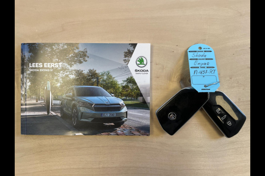 Škoda ENYAQ iV 60|APPLE CARPLAY|ANDROID AUTO|NAVIGATIE|CLIMATE, CRUISE CONTROL|NL-AUTO|NAP|INCL. BTW|