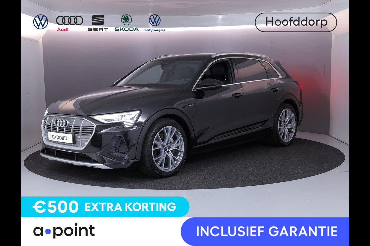 Audi e-tron 55 quattro S edition 95 kWh 408pk | Navigatie | Elektrisch verstelbare voorstoelen | Luchtvering | Parkeercamera | Matrix koplampen