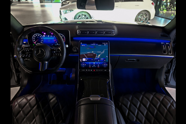 Mercedes-Benz S-Klasse 400d 4-M AMG Achterassturing|Ruitleder|Burmester|Rij-assistentie|Keyless|Night|21" Aut9