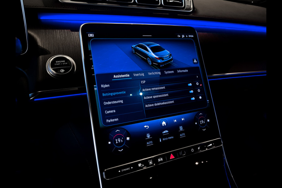 Mercedes-Benz S-Klasse 400d 4-M AMG Achterassturing|Ruitleder|Burmester|Rij-assistentie|Keyless|Night|21" Aut9