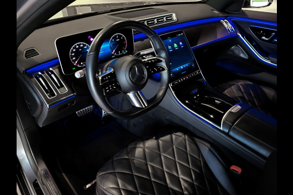 Mercedes-Benz S-Klasse 400d 4-M AMG Achterassturing|Ruitleder|Burmester|Rij-assistentie|Keyless|Night|21" Aut9