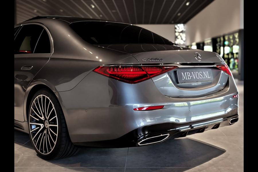 Mercedes-Benz S-Klasse 400d 4-M AMG Achterassturing|Ruitleder|Burmester|Rij-assistentie|Keyless|Night|21" Aut9