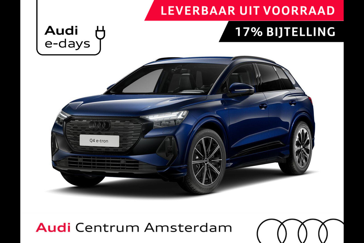 Audi Q4 e-tron 45 S edition Competition 82 kWh 286 pk | Assistentiepakket plus | Trekhaak | Ambient lichtpakket | Optiekpakket zwart plus |
