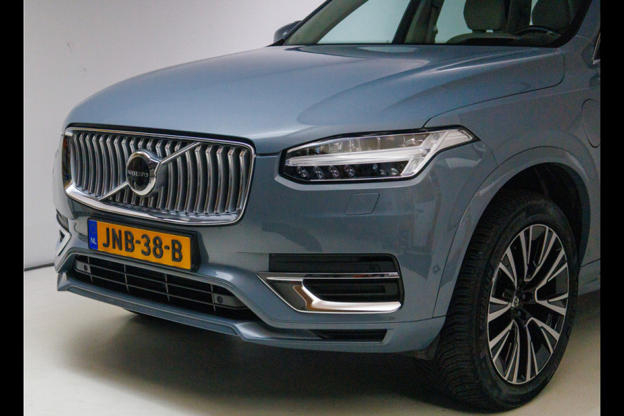Volvo XC90 2.0 T8 Recharge AWD Ultimate Bright 456 PK Long range | 7 persoons! | Pano | Leer | Headup | All-season Harman Kardon, Stoel-, stuur- & achterbankverw, Elec. voorstoelen met geheugen, Pilot assist, 360 Camera