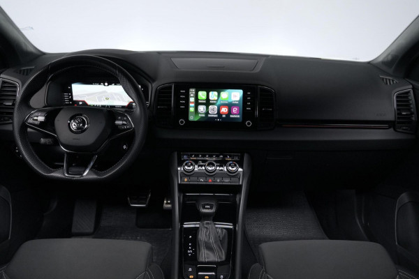 Škoda Karoq 1.5 TSI ACT Sportline Automaat | Pano-dak | CarPlay | Virtual | Acc | Stoelverwarming V+A | Led | Pdc | Keyless |