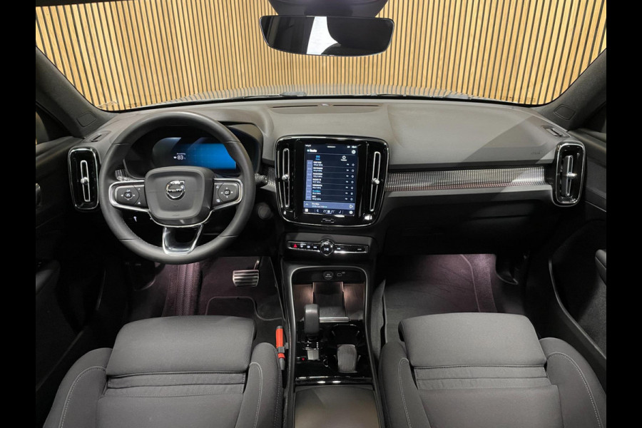 Volvo XC40 Recharge Core|BLACK-GREY|ACC|CAMERA|APPLE CARPLAY/ANDROID AUTO|STOEL+STUURVERW|ELEK.KLEP|NL-AUTO|NAP|INCL.BTW|1e EIG|