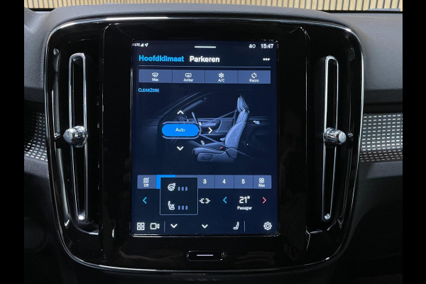 Volvo XC40 Recharge Core|BLACK-GREY|ACC|CAMERA|APPLE CARPLAY/ANDROID AUTO|STOEL+STUURVERW|ELEK.KLEP|NL-AUTO|NAP|INCL.BTW|1e EIG|