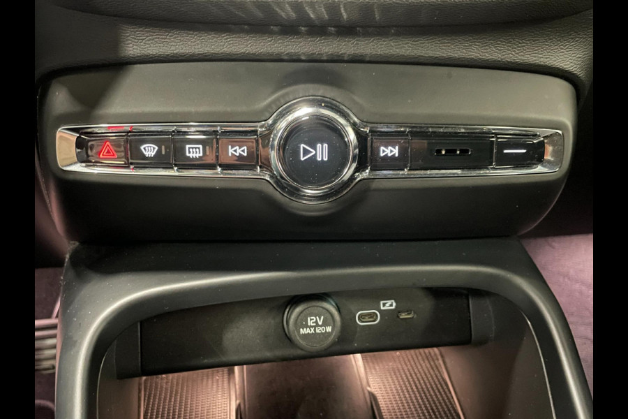 Volvo XC40 Recharge Core|BLACK-GREY|ACC|CAMERA|APPLE CARPLAY/ANDROID AUTO|STOEL+STUURVERW|ELEK.KLEP|NL-AUTO|NAP|INCL.BTW|1e EIG|