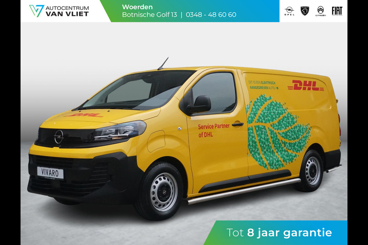 Opel Vivaro Electric L3 75 kWh | tot 8 jaar garantie | inclusief complete DHL subcontractor inrichting | rijklaarprijs