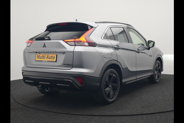 Mitsubishi Eclipse Cross 2.4 Black Edition Plug In Hybrid 188pk PHEV | Trekhaak Afn. | Adaptive Cruise | 360 Camera | Alcantara Sportstoelen Verwarmd | Apple Carplay | Stuur Verwarmd | Navigatie | Keyless | Blis |