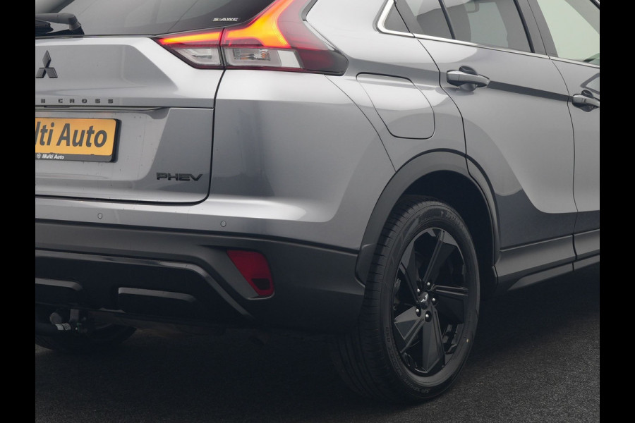 Mitsubishi Eclipse Cross 2.4 Black Edition Plug In Hybrid 188pk PHEV | Trekhaak Afn. | Adaptive Cruise | 360 Camera | Alcantara Sportstoelen Verwarmd | Apple Carplay | Stuur Verwarmd | Navigatie | Keyless | Blis |