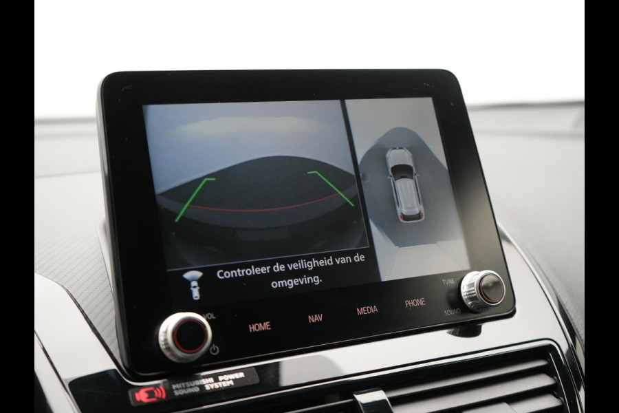 Mitsubishi Eclipse Cross 2.4 Black Edition Plug In Hybrid 188pk PHEV | Trekhaak Afn. | Adaptive Cruise | 360 Camera | Alcantara Sportstoelen Verwarmd | Apple Carplay | Stuur Verwarmd | Navigatie | Keyless | Blis |