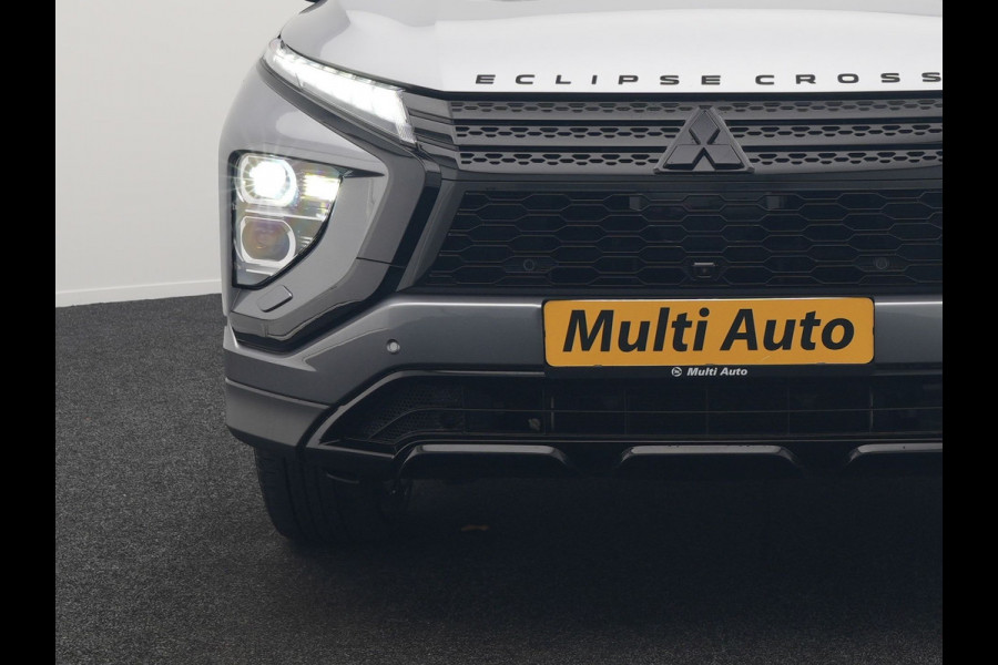 Mitsubishi Eclipse Cross 2.4 Black Edition Plug In Hybrid 188pk PHEV | Trekhaak Afn. | Adaptive Cruise | 360 Camera | Alcantara Sportstoelen Verwarmd | Apple Carplay | Stuur Verwarmd | Navigatie | Keyless | Blis |