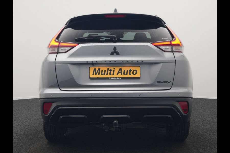 Mitsubishi Eclipse Cross 2.4 Black Edition Plug In Hybrid 188pk PHEV | Trekhaak Afn. | Adaptive Cruise | 360 Camera | Alcantara Sportstoelen Verwarmd | Apple Carplay | Stuur Verwarmd | Navigatie | Keyless | Blis |