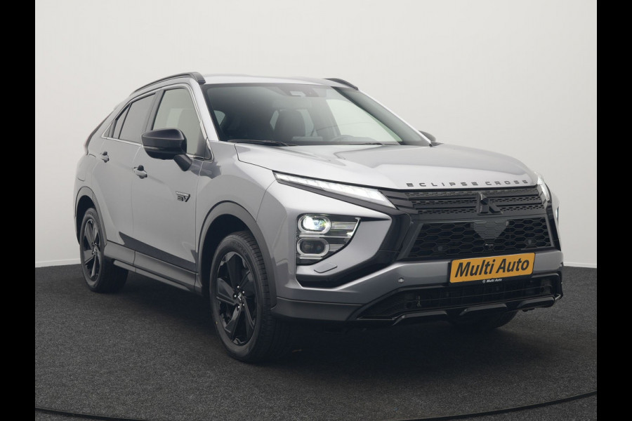 Mitsubishi Eclipse Cross 2.4 Black Edition Plug In Hybrid 188pk PHEV | Trekhaak Afn. | Adaptive Cruise | 360 Camera | Alcantara Sportstoelen Verwarmd | Apple Carplay | Stuur Verwarmd | Navigatie | Keyless | Blis |