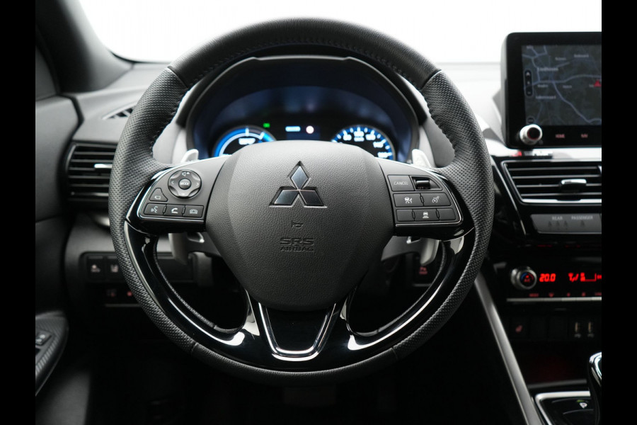 Mitsubishi Eclipse Cross 2.4 Black Edition Plug In Hybrid 188pk PHEV | Trekhaak Afn. | Adaptive Cruise | 360 Camera | Alcantara Sportstoelen Verwarmd | Apple Carplay | Stuur Verwarmd | Navigatie | Keyless | Blis |