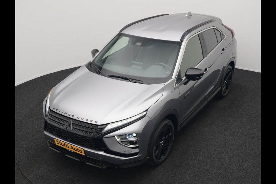 Mitsubishi Eclipse Cross 2.4 Black Edition Plug In Hybrid 188pk PHEV | Trekhaak Afn. | Adaptive Cruise | 360 Camera | Alcantara Sportstoelen Verwarmd | Apple Carplay | Stuur Verwarmd | Navigatie | Keyless | Blis |