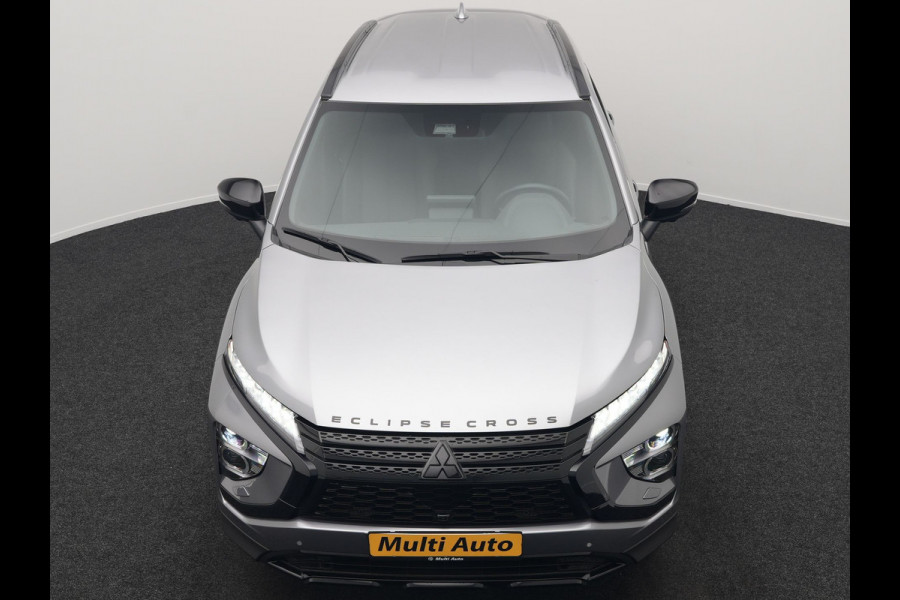 Mitsubishi Eclipse Cross 2.4 Black Edition Plug In Hybrid 188pk PHEV | Trekhaak Afn. | Adaptive Cruise | 360 Camera | Alcantara Sportstoelen Verwarmd | Apple Carplay | Stuur Verwarmd | Navigatie | Keyless | Blis |