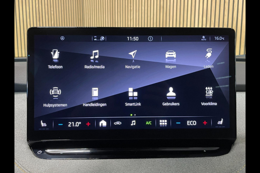 Škoda ENYAQ iV 80|96% SOH|1/2LEDER|PANO|ACC|TREKH.|ELEK.INTER+A-KLEP|STUUR+STOELVERW V+A|CAMERA|CARPLAY|CLIMATE+CRUISE CONTROL|NL|