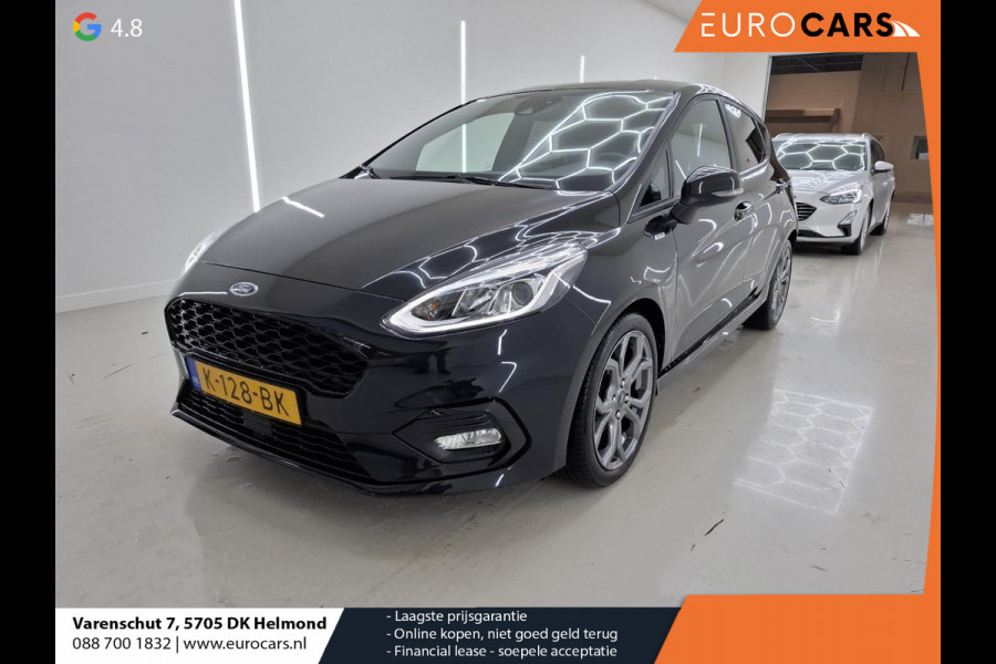 Ford Fiesta 1.0 EcoBoost ST-Line Airco ECC Navi Carplay PDC Acter Full LED 17"ST Velgen Cruise Control NL Auto NAP Certificaat Volledig onderhouden